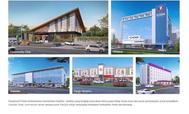 Ruko Calico Anchor Tenant Kampung Kecil, Aw, Car Wash Boulevard Paramount Petals