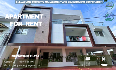 1 BATHROOM, 1 BEDROOM FOR RENT APARTMENT LOCATEDN IN A SECURED SUBDIVISION AT FRIENDSHIP PLAZA