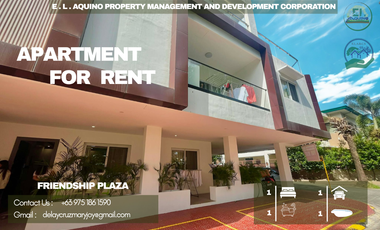 APARTMENT FOR RENT FURNISHED LOCATED IN A SECURED SUBDIVISION AT FRIENDSHIP PLAZA