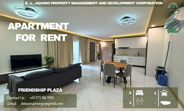 FOR RENT 2 BEDROOMS APARTMENT LOCATED IN A SECRUED SUBDIVISION AT FRIENDSHIP PLAZA