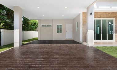 บ้านเดี่ยว 2 ชั้น รีโนเวทใหม่ หมู่บ้าน มัณฑนา แจ้งวัฒนะ-ราชพฤกษ์ ทำเลดี ติดถนนใหญ่