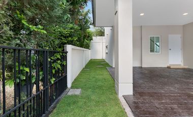 บ้านเดี่ยว 2 ชั้น รีโนเวทใหม่ หมู่บ้าน มัณฑนา แจ้งวัฒนะ-ราชพฤกษ์ ทำเลดี ติดถนนใหญ่