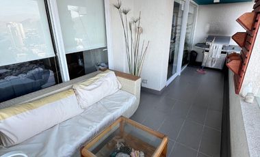 Arriendo departamento 2 dormitorios amoblado vista al mar Playa Llacolén, Incluye GC