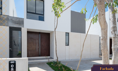 Casa en venta ENTREGA INMEDIATA en privada el norte de Mérida