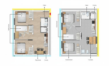 Habitación en renta dentro de departamento cerca de la UANL
