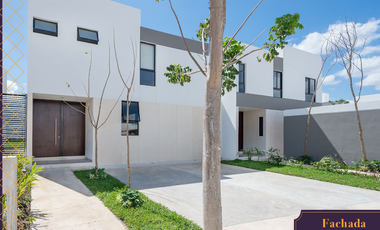 Casa en venta ENTREGA INMEDIATA 4 recámaras al norte de Mérida