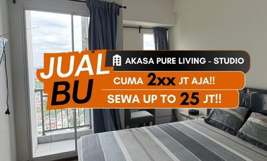 Jual Apartemen Akasa Pure Living Studio Full Furnished BSD Tangerang Selatan