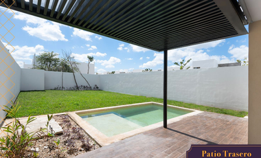 Casa en venta 4 recámaras en privada residencial al norte de Mérida