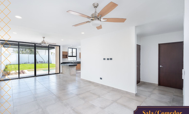 Casa en venta 4 recámaras en privada residencial al norte de Mérida