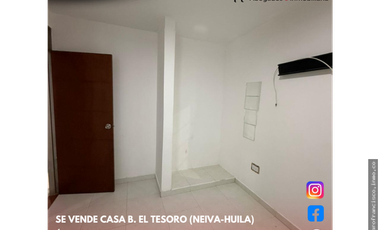 SE VENDE CASA B. ALAMEDA DE MONTE REY (NEIVA-HUILA)