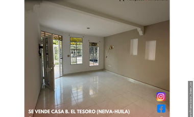 SE VENDE CASA B. ALAMEDA DE MONTE REY (NEIVA-HUILA)