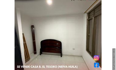 SE VENDE CASA B. ALAMEDA DE MONTE REY (NEIVA-HUILA)