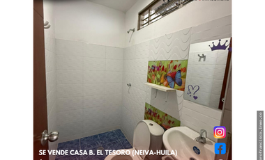 SE VENDE CASA B. ALAMEDA DE MONTE REY (NEIVA-HUILA)