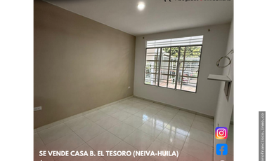 SE VENDE CASA B. ALAMEDA DE MONTE REY (NEIVA-HUILA)
