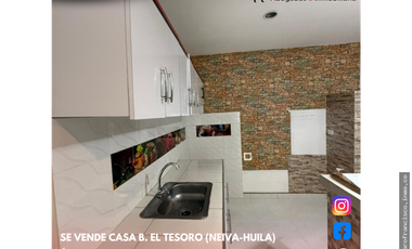 SE VENDE CASA B. ALAMEDA DE MONTE REY (NEIVA-HUILA)
