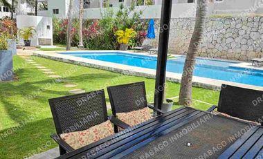 Departamento en renta amueblado cerca de Av del Sol y la luna con alberca y seguridad