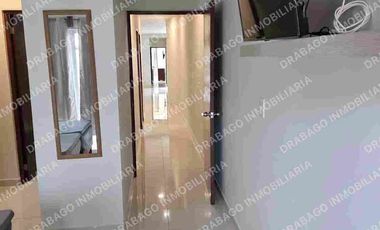 Departamento en renta amueblado cerca de Av del Sol y la luna con alberca y seguridad