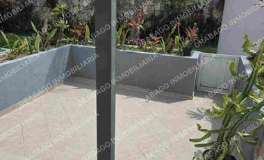 Departamento en renta amueblado cerca de Av del Sol y la luna con alberca y seguridad