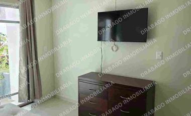 Departamento en renta amueblado cerca de Av del Sol y la luna con alberca y seguridad