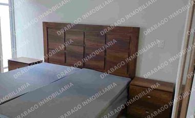 Departamento en renta amueblado cerca de Av del Sol y la luna con alberca y seguridad