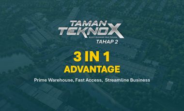 Ruko Gudang Taman Tekno X BSD City. Gudang multifungsi