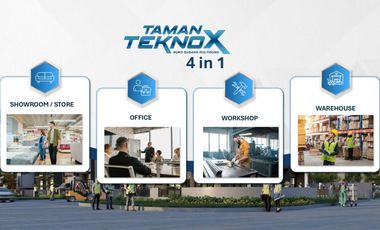 Ruko Gudang Taman Tekno X BSD City. Gudang multifungsi