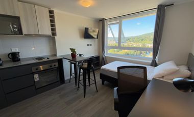 Departamento nuevo, tipo Homestudio full equipado, frente Universidad del Bío-Bío