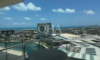 Departamento en renta en Puerto Cancún marina condos