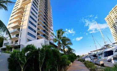 Departamento en renta en Puerto Cancún marina condos