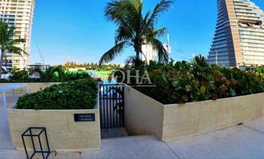 Departamento en renta en Puerto Cancún marina condos