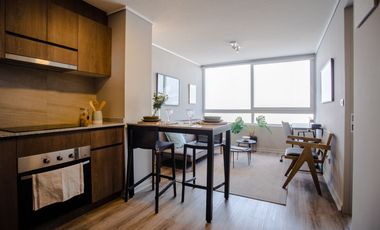 Departamento 2 dormitorios en arriendo en San Miguel, a pasos del Metro