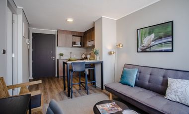 Departamento 2 dormitorios en arriendo en San Miguel, a pasos del Metro