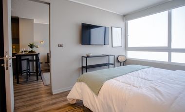 Departamento 2 dormitorios en arriendo en San Miguel, a pasos del Metro