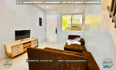 FOR RENT FULLY FURNISHED TOWNHOUSE LOCATED IN A SECURED SUBDIVISION AT CLARKVIEW MALABANIAS