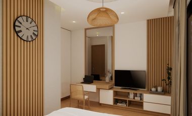 New 2-storey villa with view of GWK statue, near the beach, villa area