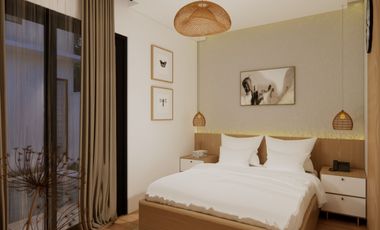 New 2-storey villa with view of GWK statue, near the beach, villa area