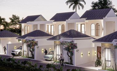 New 2-storey villa with view of GWK statue, near the beach, villa area