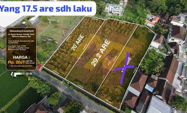 jl utama pantai nyanyi!! 49 are tanah di sewakan