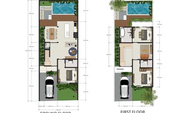 VILLA BRAND NEW PRIVAT POOL SEMI FURNISHED LOKASI STARTEGIS DI CANGGU