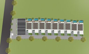 VILLA BRAND NEW PRIVAT POOL SEMI FURNISHED LOKASI STARTEGIS DI CANGGU