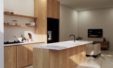 VILLA BRAND NEW PRIVAT POOL SEMI FURNISHED LOKASI STARTEGIS DI CANGGU