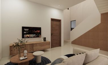 VILLA BRAND NEW PRIVAT POOL SEMI FURNISHED LOKASI STARTEGIS DI CANGGU