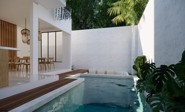 VILLA BRAND NEW PRIVAT POOL SEMI FURNISHED LOKASI STARTEGIS DI CANGGU