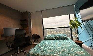 Amoblado HERMOSO dúplex alto de palmas