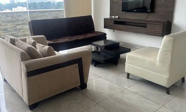 Se alquila departamento amoblado 2 dormitorios, Torres del Hilton Colon, GuayaquilS