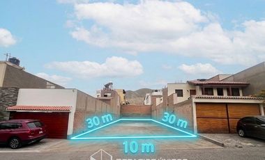 OCASIÓN TERRENO 300 m2 LA MOLINA