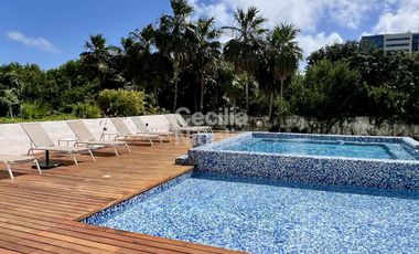 Departamento 2 recámaras en KM 0, Cancún
