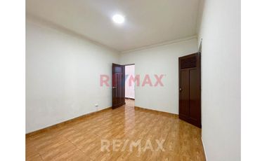 Alquilo amplio Dpto en Miraflores | 100 m² en 1er Piso