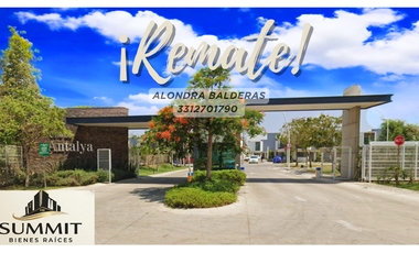 CASA EN REMATE BANCARIO COTO ANTALYA SAN PEDRO TLAQUEPAQUE