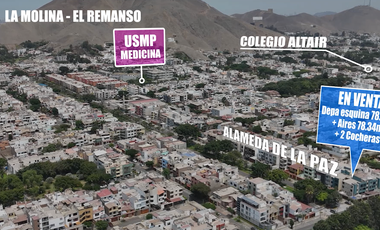 La Molina - El Remanso. Vendo Depa esquina + Aires